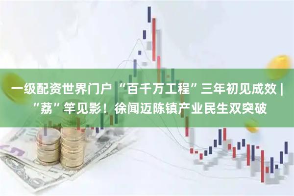 一级配资世界门户 “百千万工程”三年初见成效 | “荔”竿见影！徐闻迈陈镇产业民生双突破